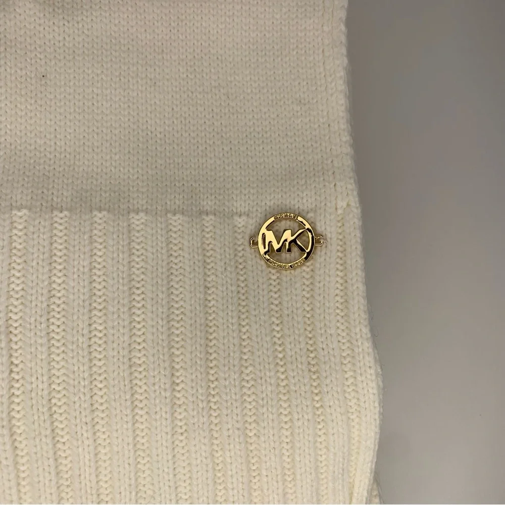 Michael Michael Kors Ivory Knit Scarf
